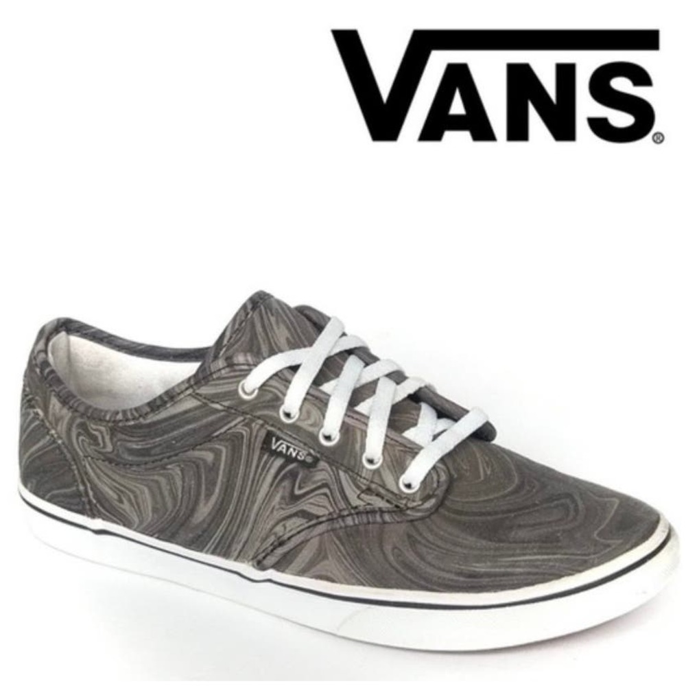 NWOT Vans Gray Swirl Women's Sneakers